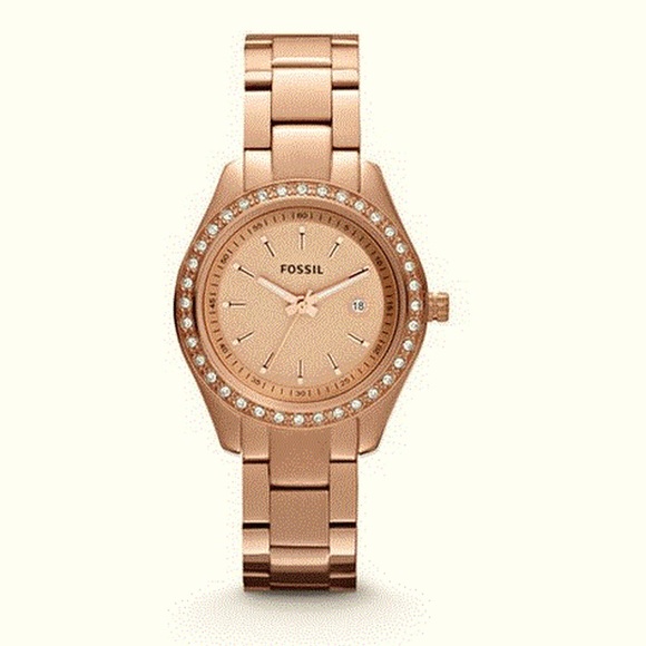 Fossil rose gold women’s watch main image 4